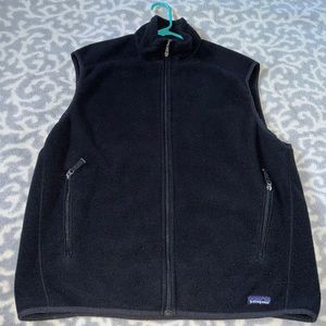 EUC Men’s Patagonia Classic Black Synchilla Fleece Vest. XL. Pristine!